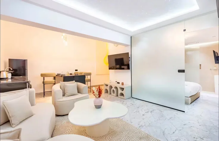 Suite de luxe avec jacuzzi et terrasse privative à Marrakech